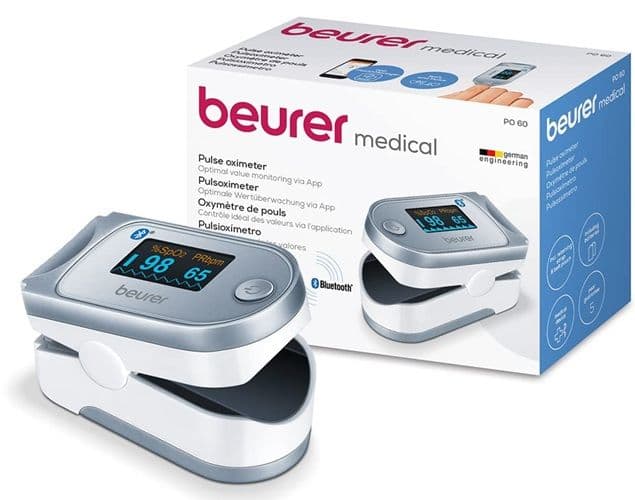 Beurer PO 60, Παλμικό Οξύμετρο Δακτύλου με Bluetooth