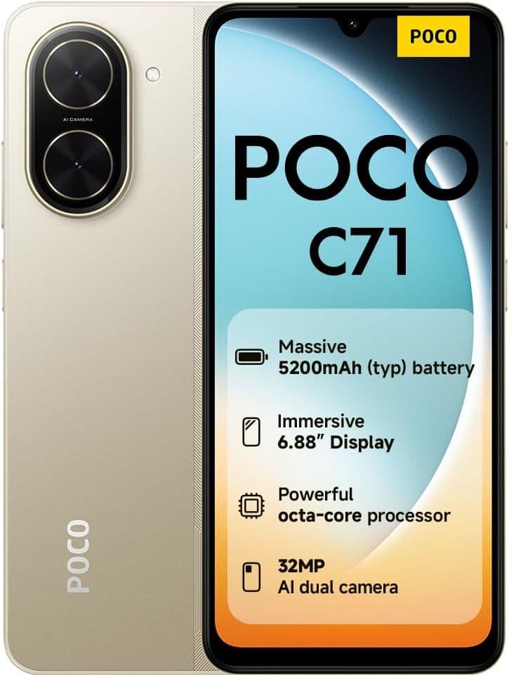 Poco C71 (4GB/128GB) Smartphone