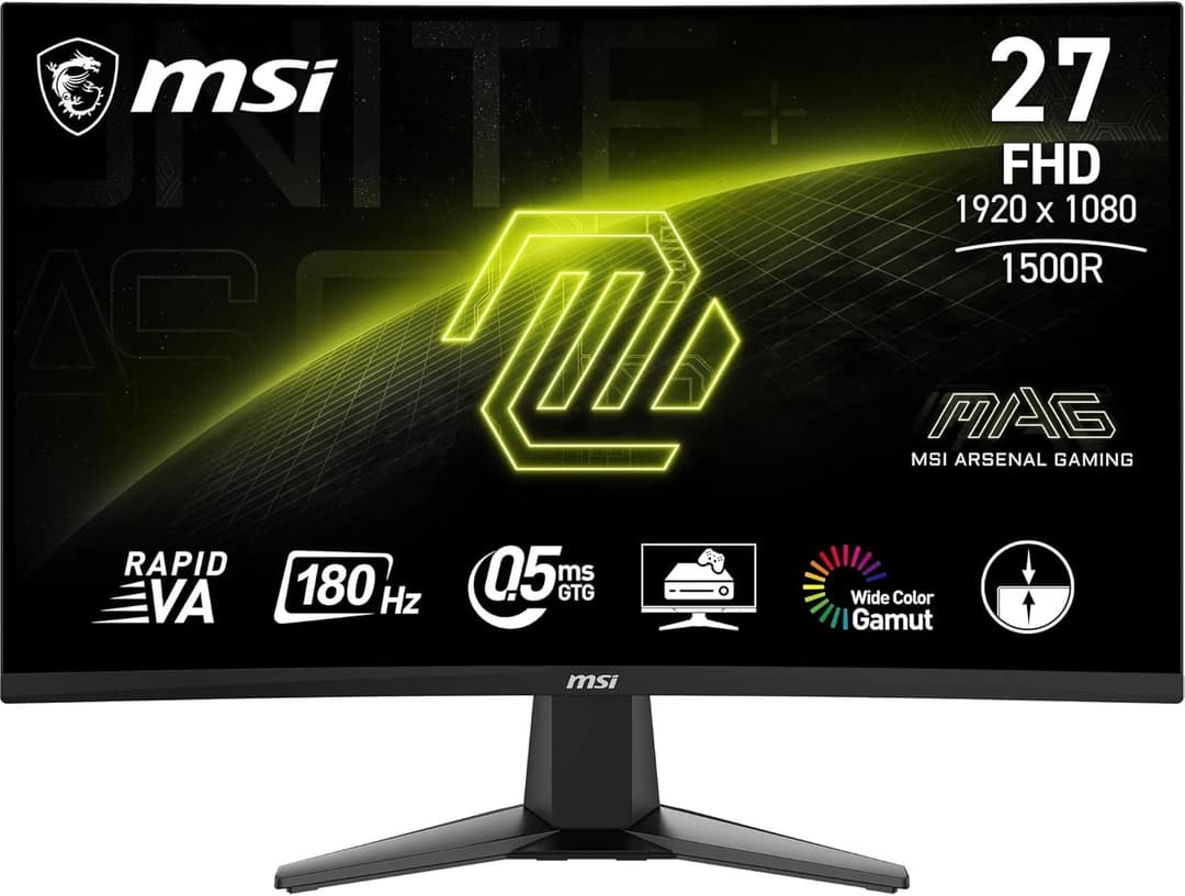 MSI MAG 27C6F (27", FHD, VA, 180Hz) Οθόνη