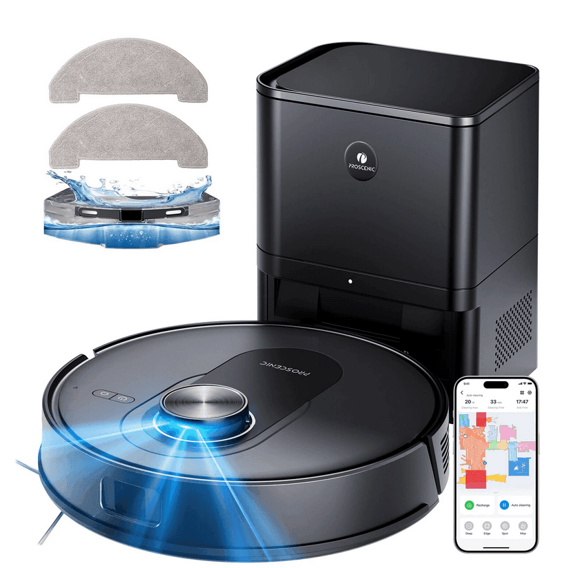 Proscenic Q8 MAX+ Ρομποτική Σκούπα 8000Pa Suction 194.22€