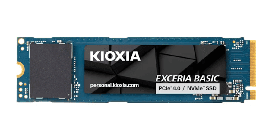 Kioxia Exceria Basic SSD 1TB M.2 NVMe PCI Express 4.0 99.99€