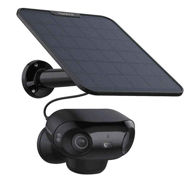 Reolink Argus 4 Pro IP Κάμερα Παρακολούθησης 4K + πάνελ φόρτισης Black 166.72€
