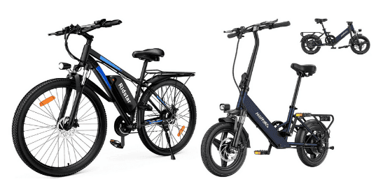 Ridstar S29 Pro 1000W με 770€ και HillMiles Mile 1  250W με 298.86€