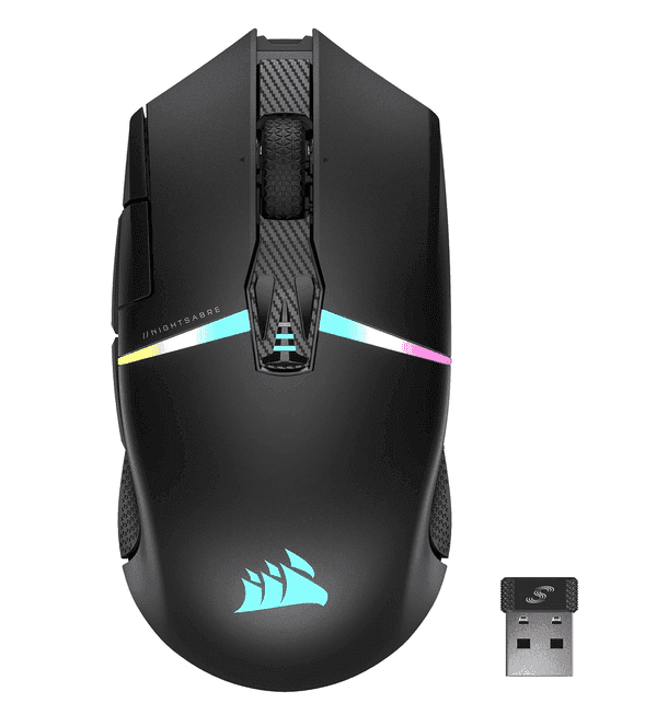 Corsair NightSabre Ασύρματο Gaming Ποντίκι RGB 26000 DPI 104.20€