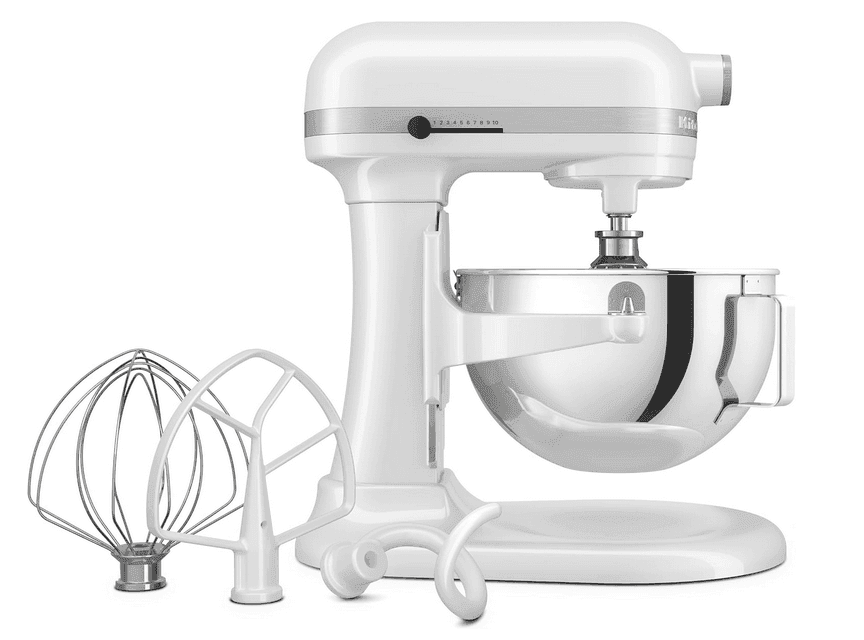 KitchenAid Heavy Duty 5.2Lt 5KSM55SXXEWH Λευκή 415.39€