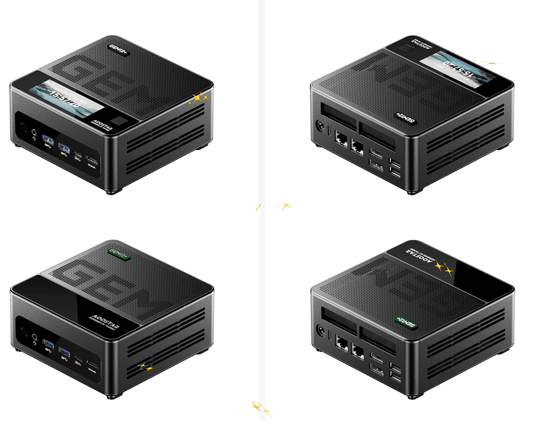 Mini PC (Barebone) AOOSTAR GEM12+ PRO / GEM12+ AMD Ryzen 7 8845HS με 328.50€ / 314.60€