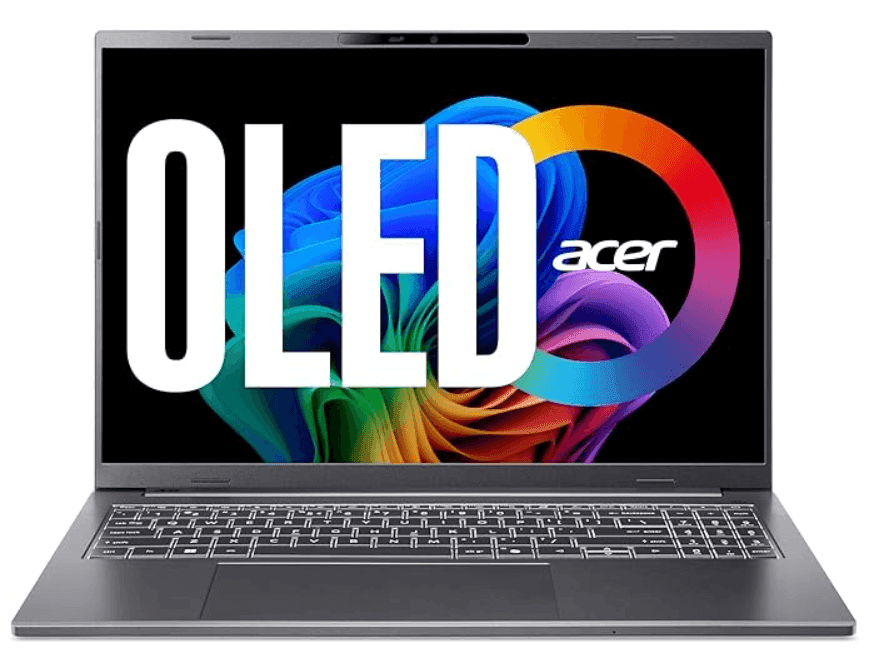 Acer Aspire 16 AI Notebook: 16", 2048x1280, OLED, 120Hz, Ryzen AI 5 340, 16/512GB,QWERTZ 724.32€