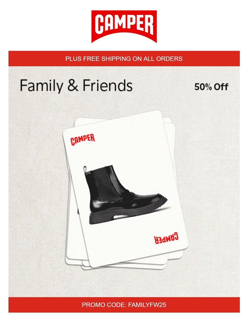 Camper Family & Friends -50%