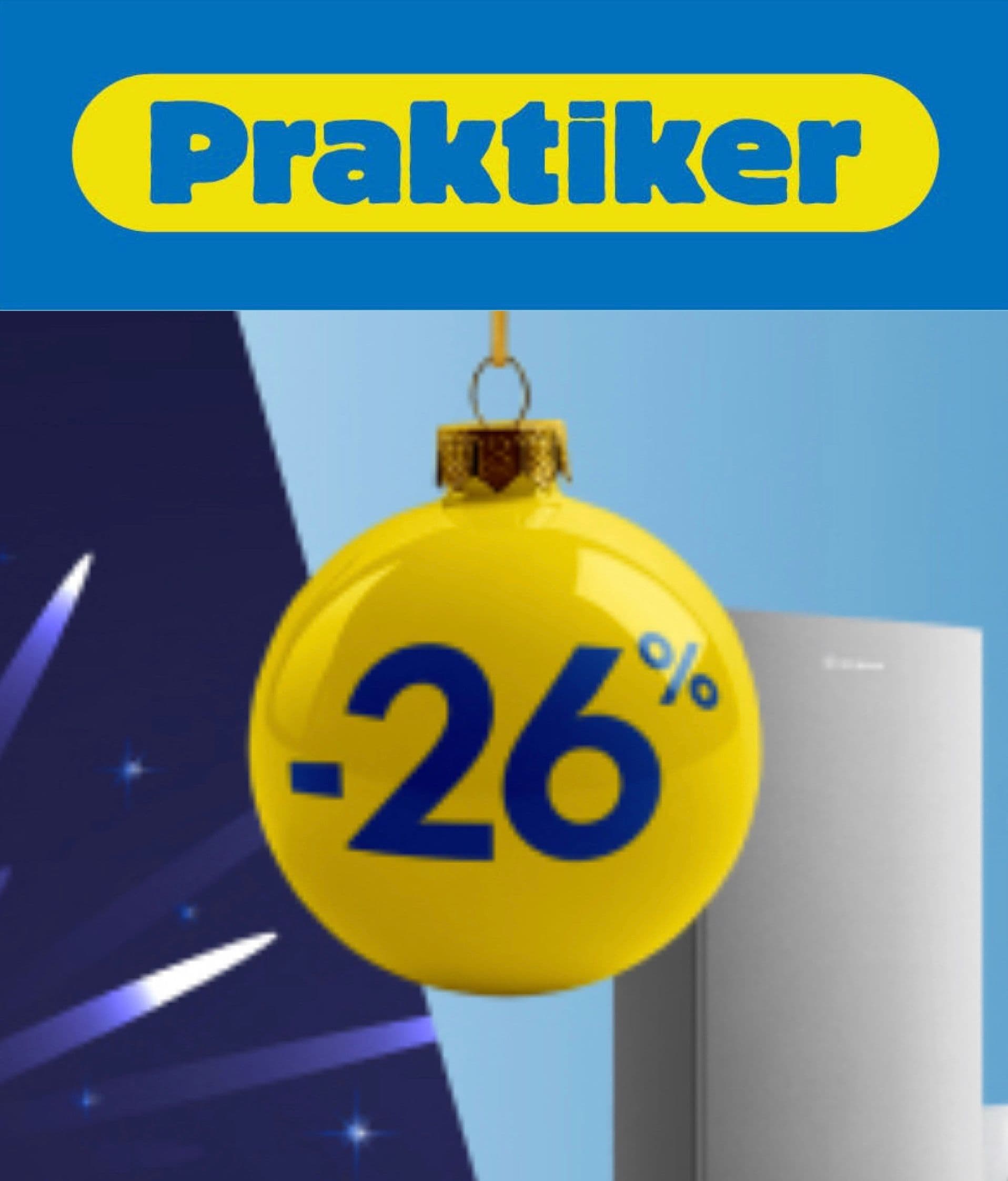 -26% σε αγορές άνω των 99€, στα Praktiker