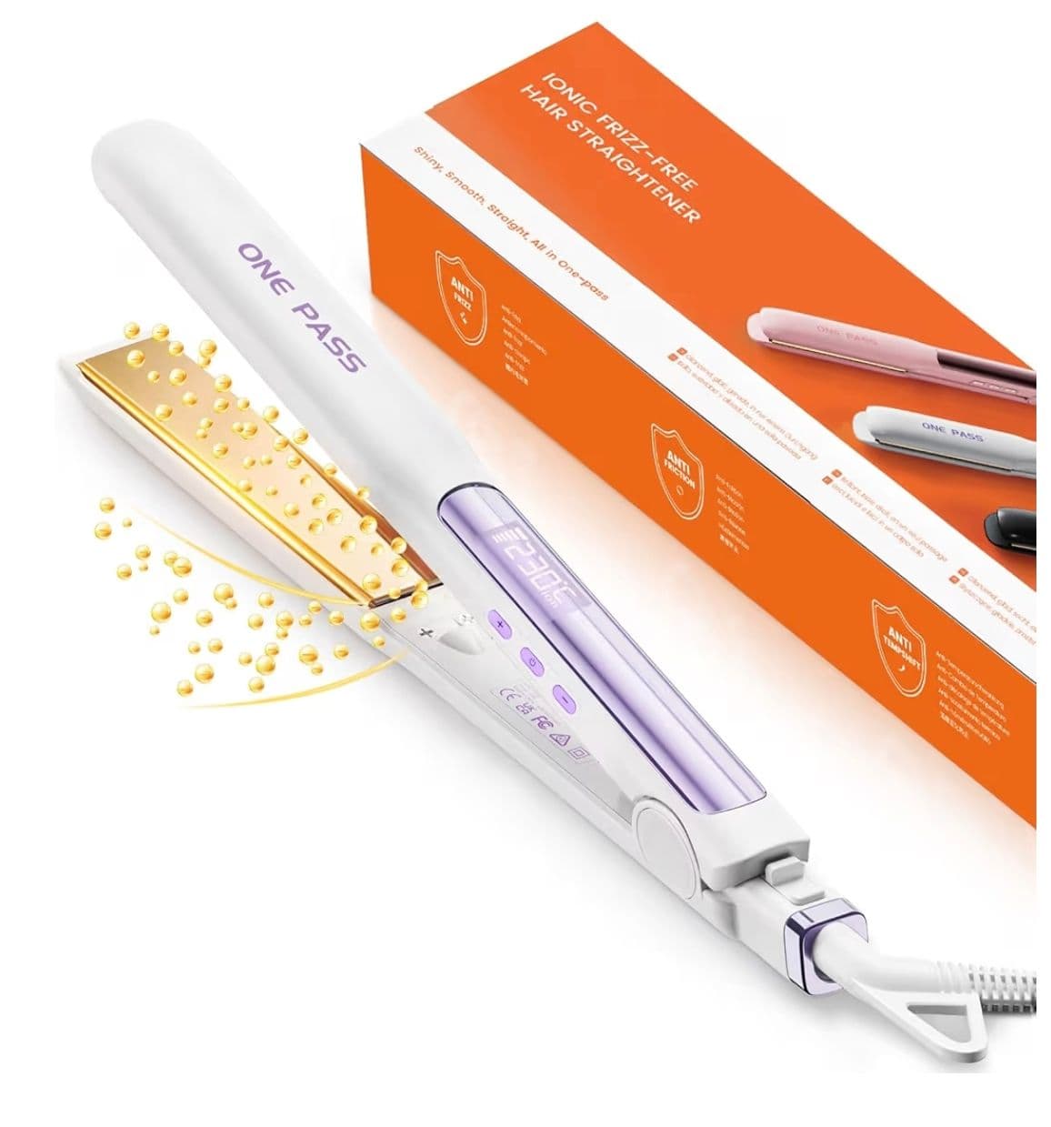 Ισιωτικό Μαλλιών Faszin 2 in 1 Professional Narrow Hair Straightener, Titanium with Ion