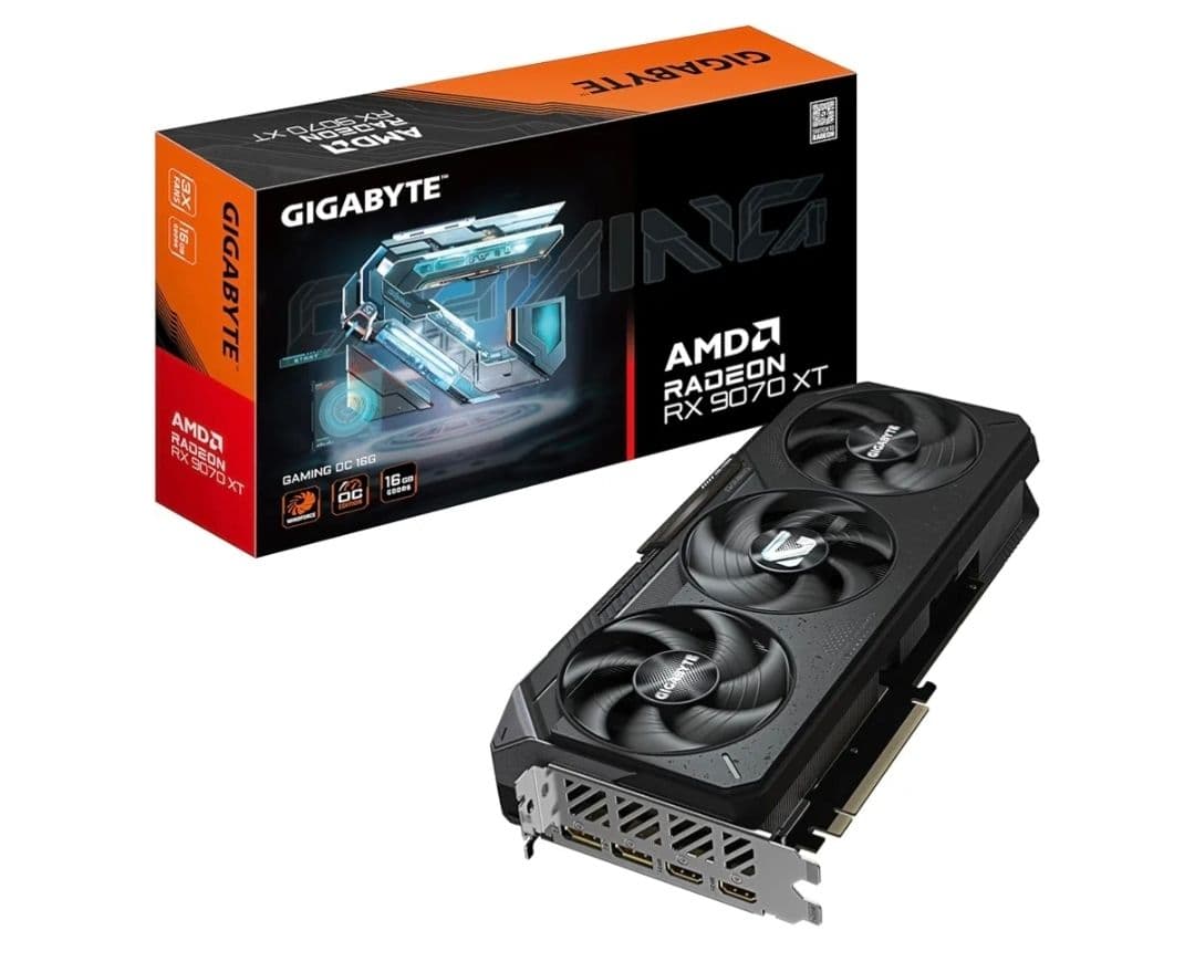 GIGABYTE Radeon RX 9070 XT Gaming OC 16G Graphics Card - 16GB GDDR6 702.90€