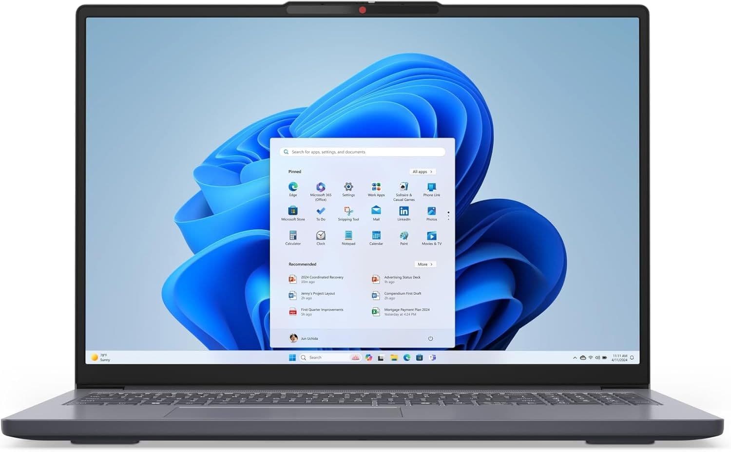 Lenovo IdeaPad Slim 3 16ARP10 (16" 2.8K OLED 120Hz / Ryzen 7 7735HS / 16GB / 512GB / W11 / QWERTY UK) Laptop
