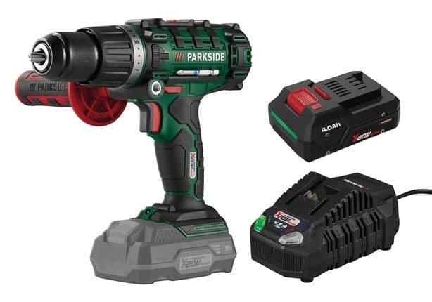 Κρουστικό Δραπανοκατσάβιδο Parkside 22€ Solo ή 56€ μαζί με Μπαταρία και Φορτιστή