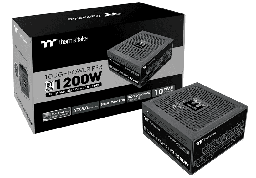 Thermaltake ToughPower PF3 1200W Τροφοδοτικό Υπολογιστή ATX 3.0 80 PLUS Platinum 152.12€