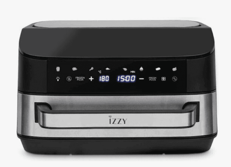 IZZY IZ-8264 με Αποσπώμενο Κάδο 2200 W 7 L Μαύρη/Ασημί Φριτέζα Αέρος & Pizza Oven  84.90€