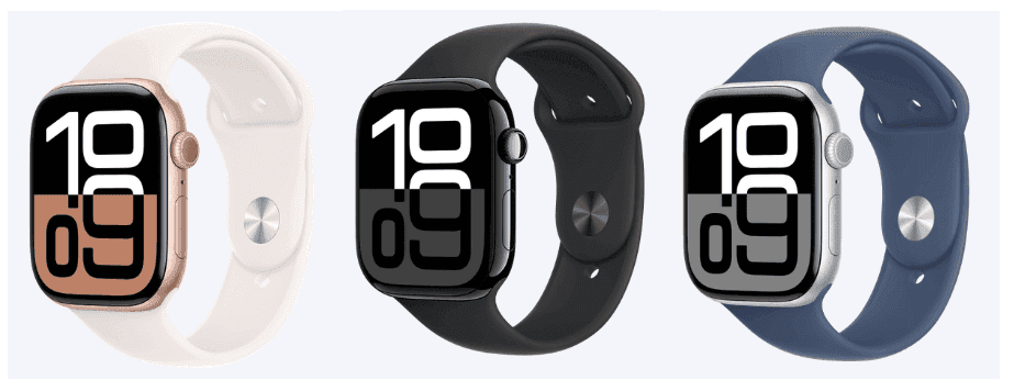 APPLE Watch Series 10 GPS 46mm σε 3 χρώματα από το Γερμανό 339€