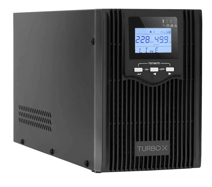 Turbo-X EA620 UPS Line Interactive 2000VA 1600W Καθαρού Ημιτόνου με 3 Πρίζες C13 249€