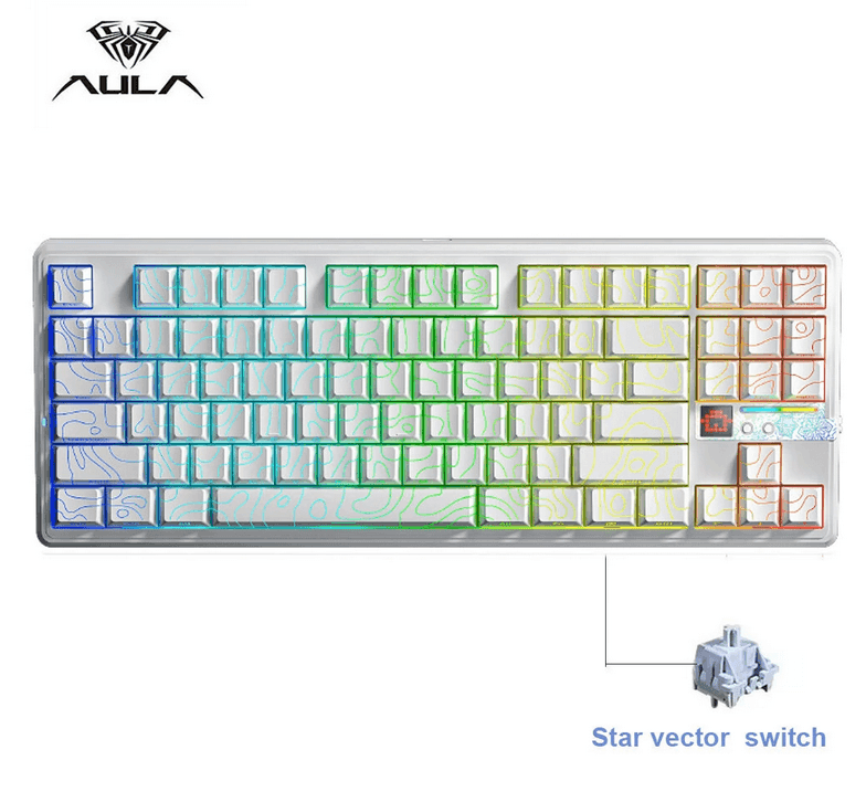 AULA F87 Pro V2 Custom Μηχανικό Πληκτρολόγιο 51.07€