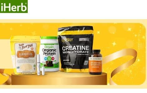iHerb -20% σε Συμπληρωματα
