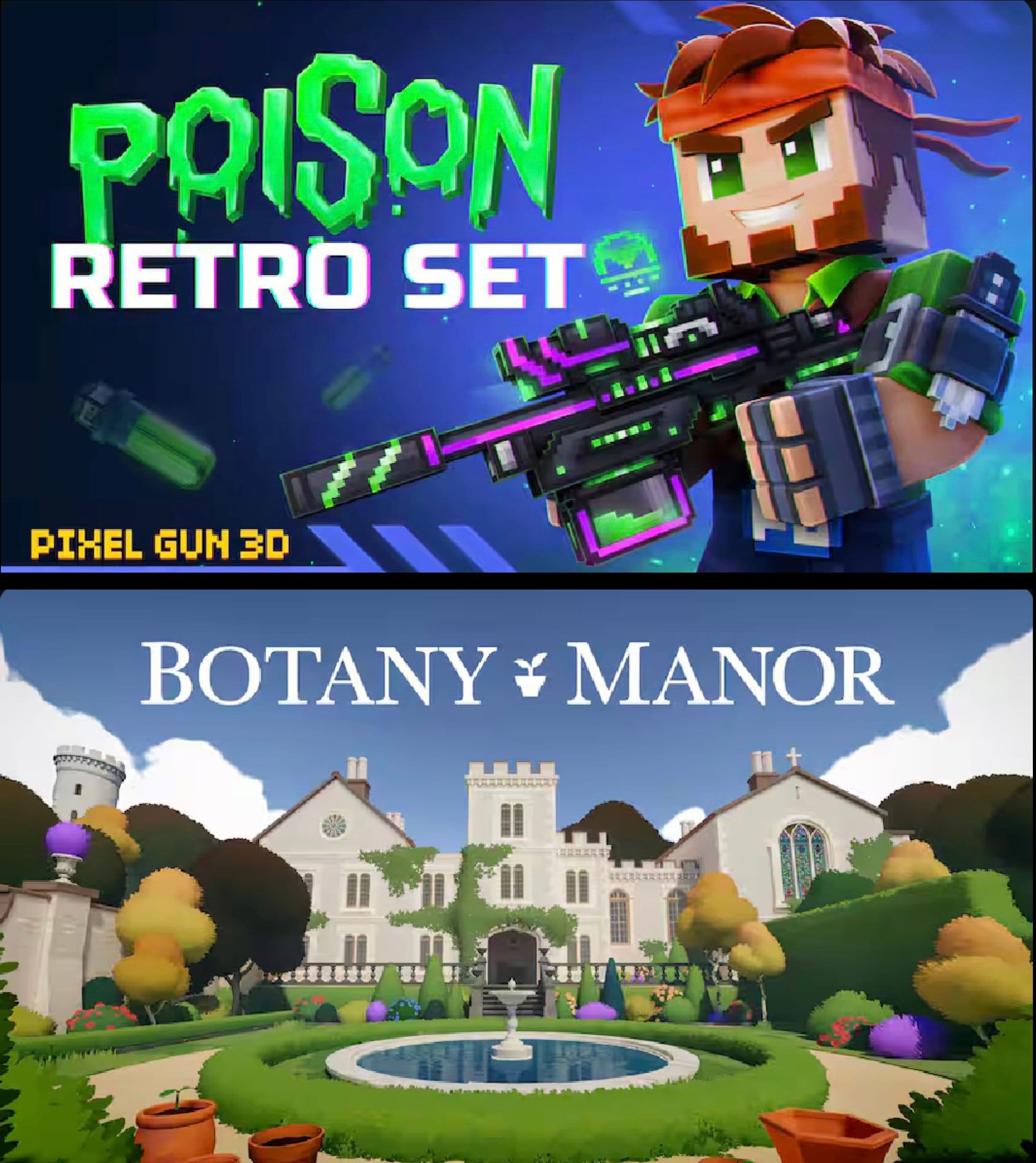 Δωρεάν το “Poison Retro Set” (PC) & το “Botany Manor” (PC, Android & iOS), στο Epic Games Store