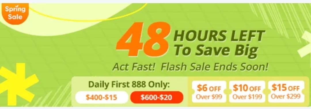 Προΐοντα από το Spring Sales του Banggood με επιστροφή ποσού για επόμενη αγορά