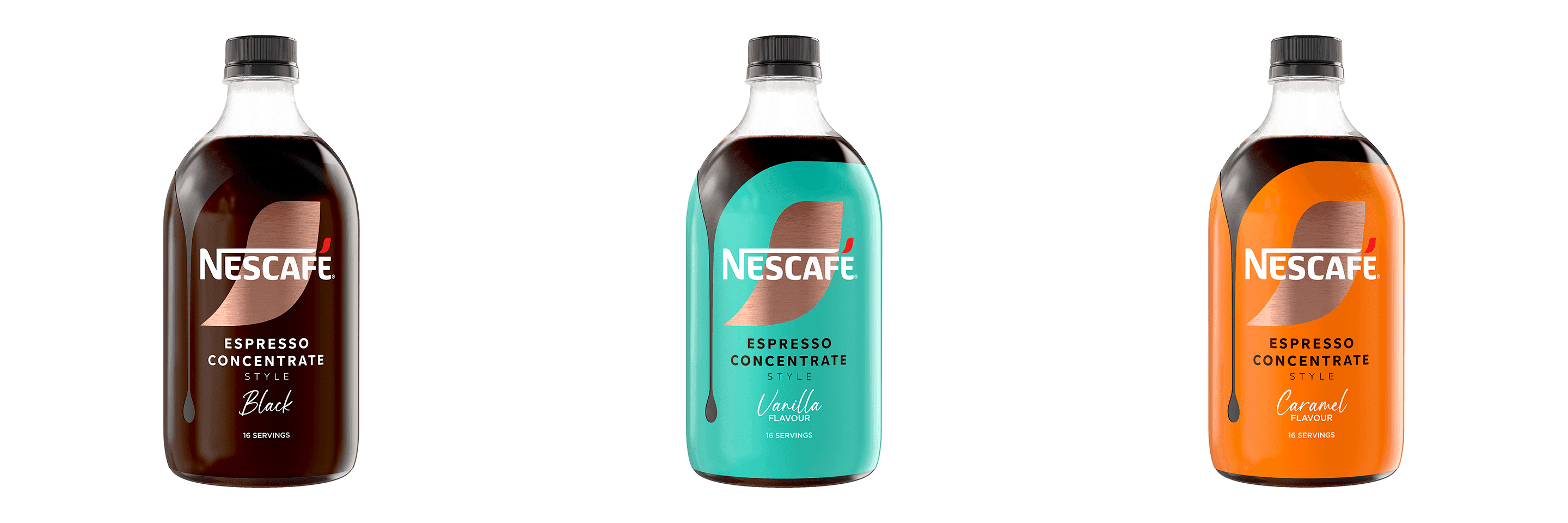 Nescafe Espresso Concentrate Black / Vanilla / Caramel 500ml στο Μασουτη με Mas Card