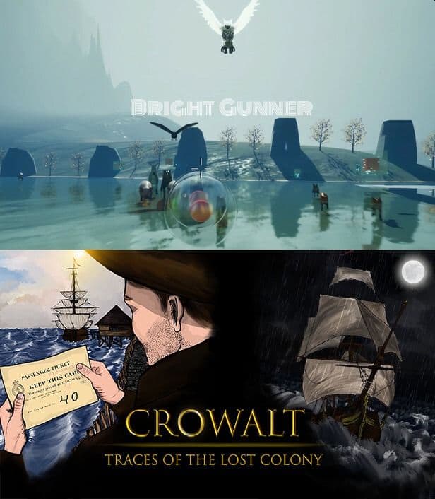 BrightGunner στο Epic Games Store & Crowalt: Traces of the Lost Colony στο Steam [PC Games]