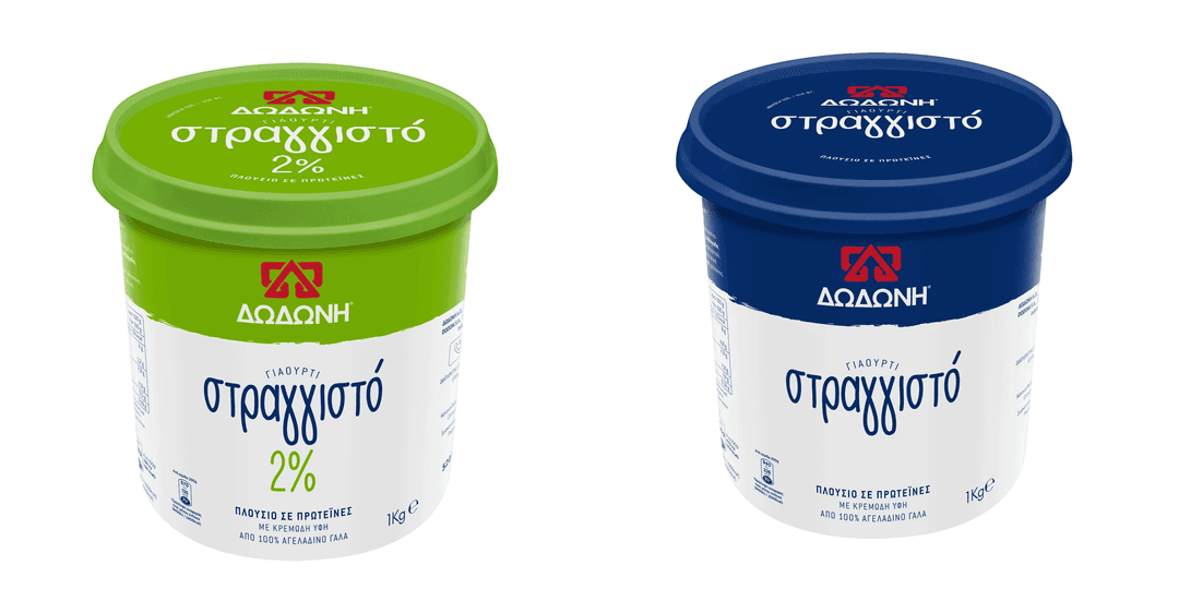 Δωδώνη Γιαούρτι Στραγγιστό 2% και 8% 1kg στο Σκλαβενίτη