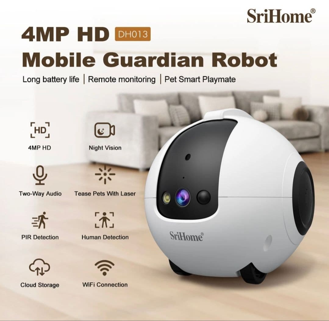 SriHome DH013 4MP pet camera ,με κίνηση και διάδραση 