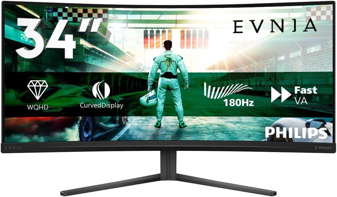 Philips Evnia 34M2C3500L 34" VA UWQHD 180 Hz Οθόνη 