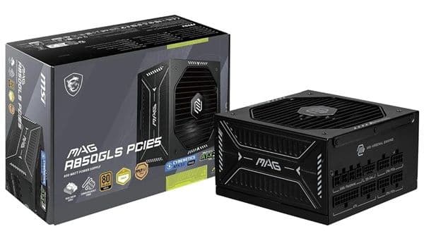Τροφοδοτικό Υπολογιστή MSI MAG A750GLS / A850GLS (750W & 850W) 135mm ATX 3.1