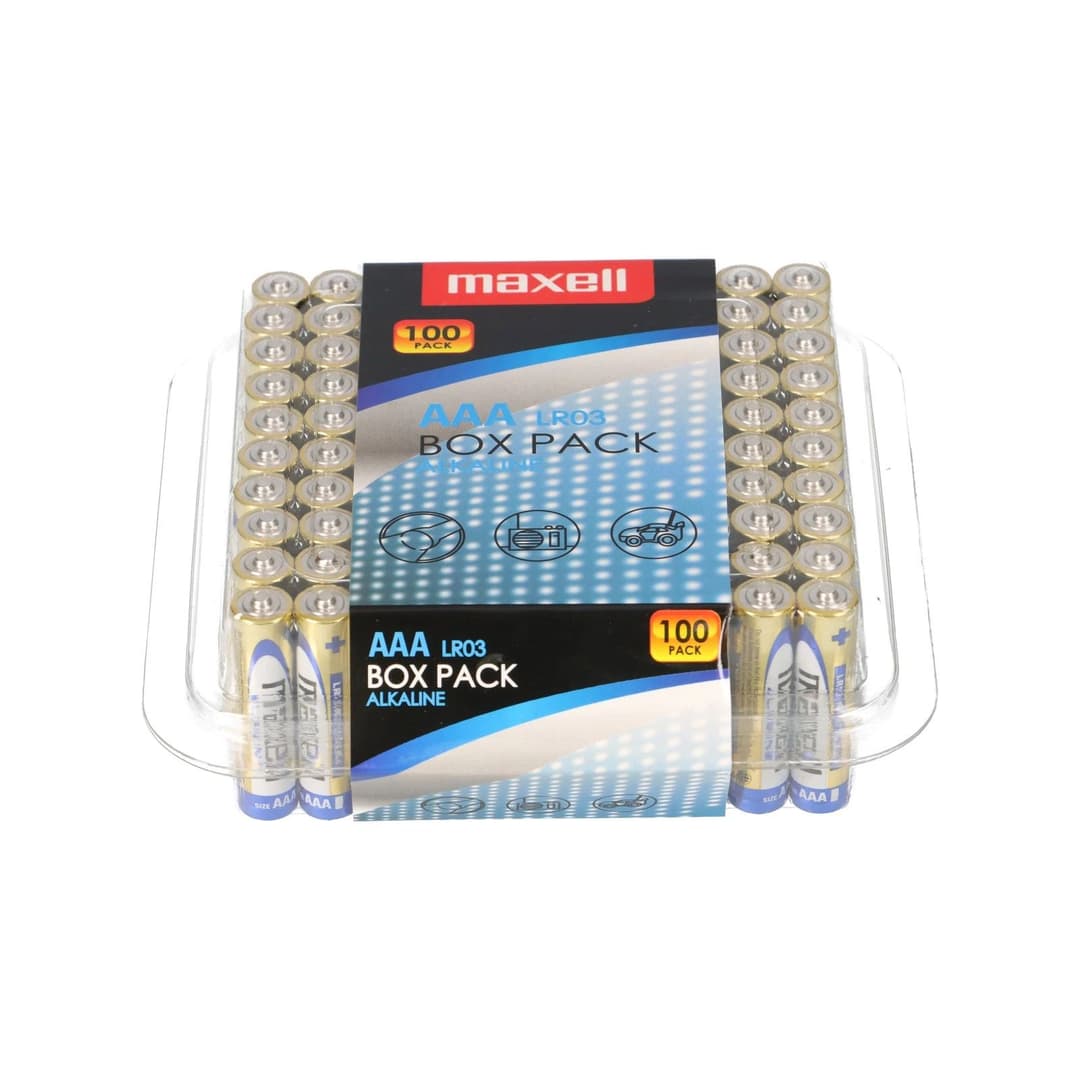 Maxell Μπαταριες ΑΑΑ 100τεμ στο e-shop
