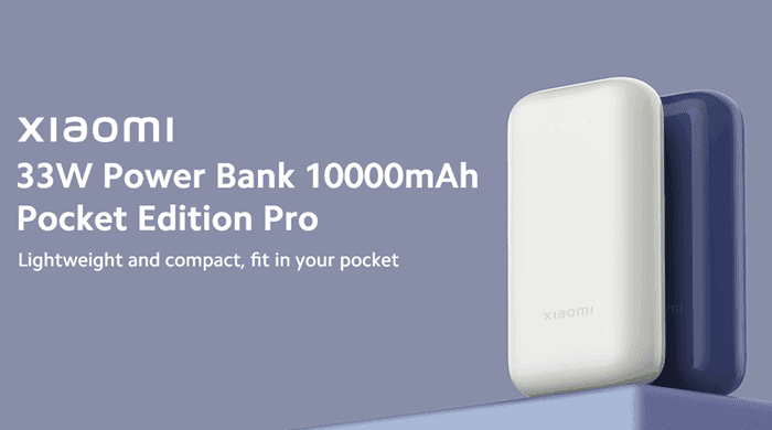 [PowerBank] Xiaomi Pocket Edition Pro BHR5909GL 10000mAh, 33W