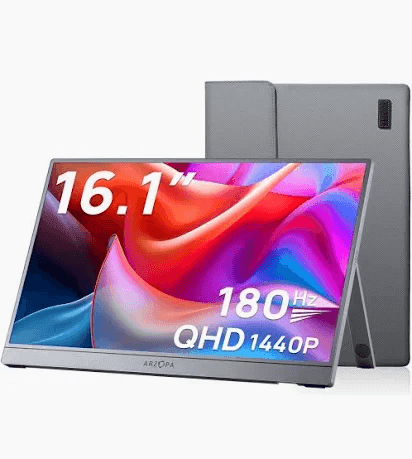 Φορητή Οθόνη ARZOPA Z3FC Grey (16.1''2560*1440180Hz107% sRGB)