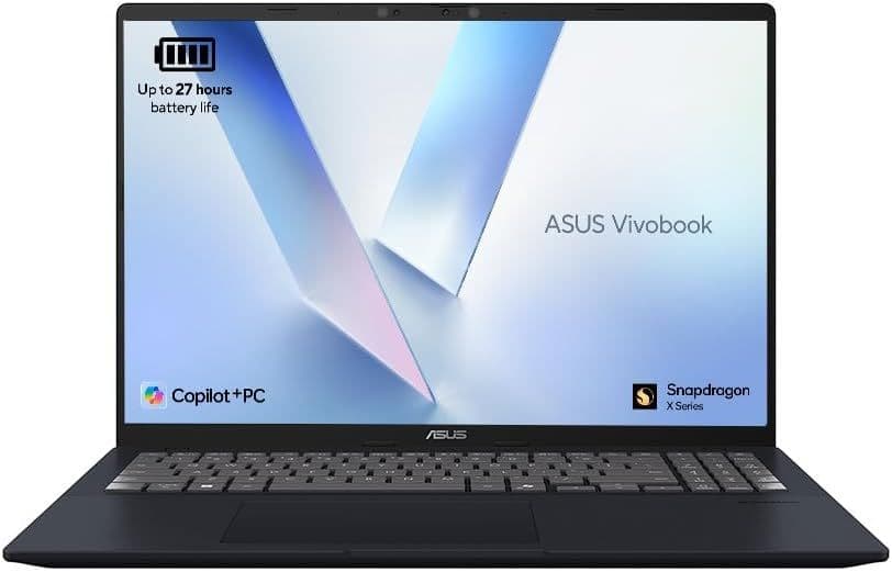 ASUS Vivobook 16 X1607QA (16" WUXGA IPS / Snapdragon X1 / 16GB / 512GB / W11 / QWERTY UK) Laptop