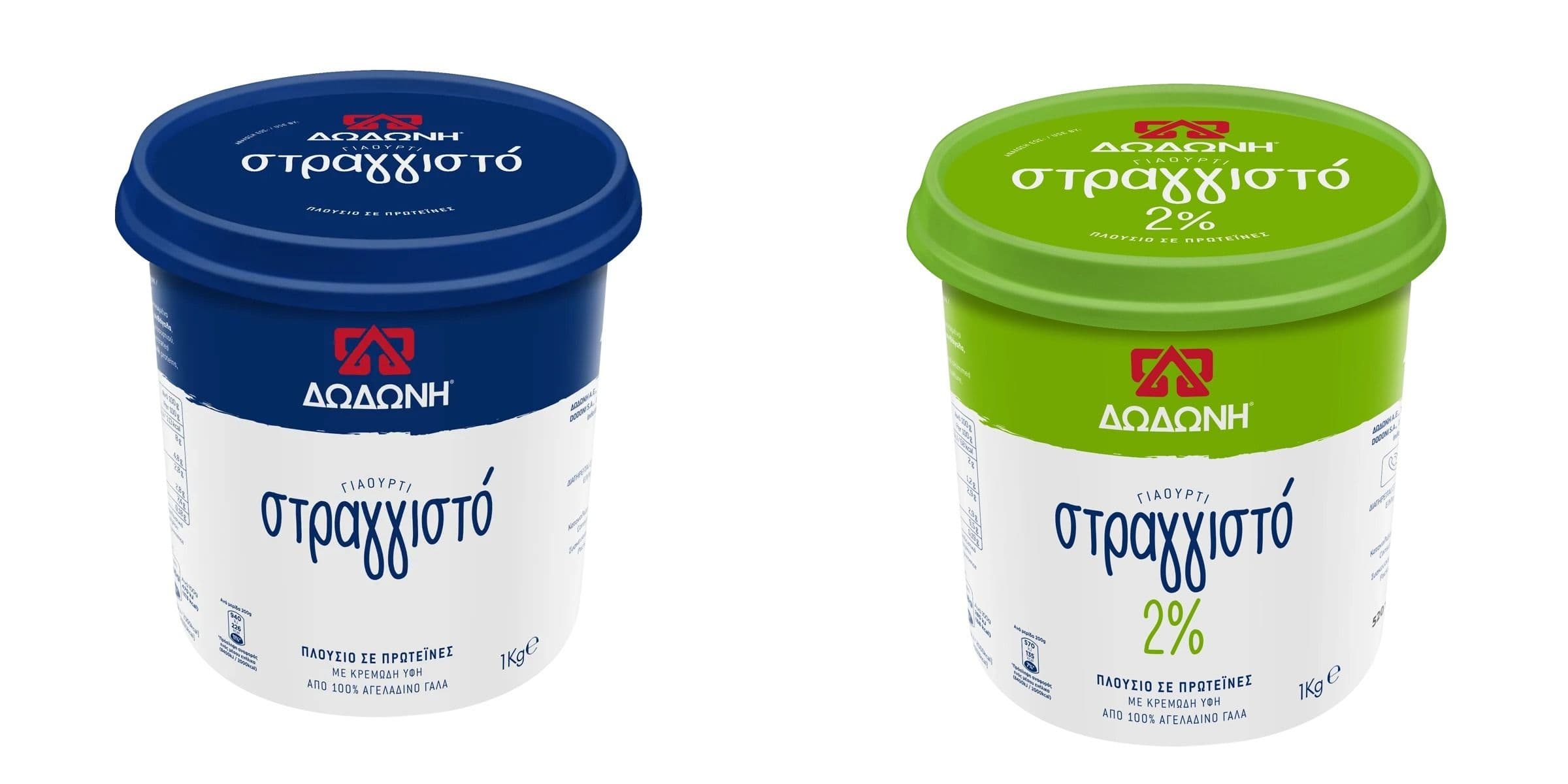 Δωδώνη Γιαούρτι Στραγγιστό 8% και 2% 1kg στο Σκλαβενίτη
