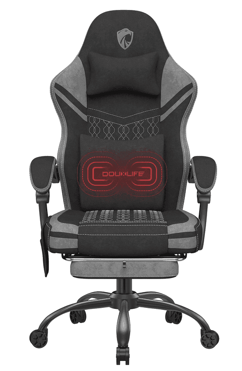 Καρέκλα Γραφείου Douxlife GC-RC05 Fabric Gaming Chair Massage Green/ Black Grey με 81.80€ από Banggood