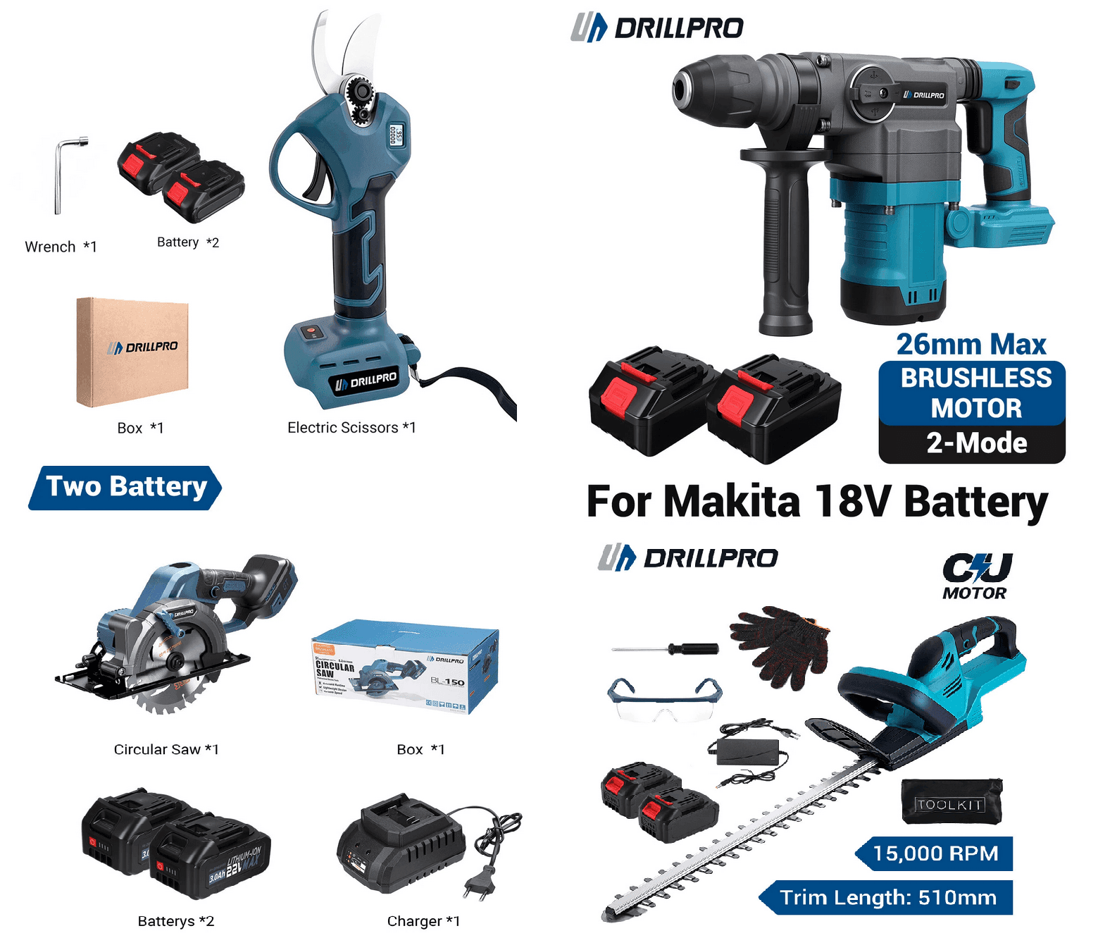 Εργαλεία Drillpro σε προσφορά από  Banggood