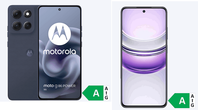 MOTOROLA moto g86 power Dual 5G 12GB/ 256GB 199.90€ // Realme 14X Dual 5G 6GB/ 128GB Carbon Black Smartphone 99.90€