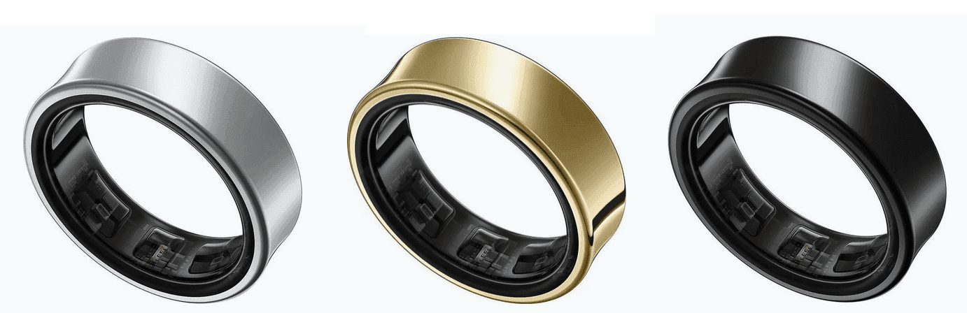 Samsung Galaxy Ring Titanium Silver/Black/Gold σε διάφορα μεγέθη με 199.90€ από Πλαίσιο