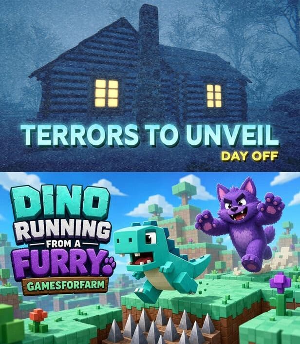 Terrors to Unveil - Day Off & Dino running from a FURRY: GAMESFORFARM στο Steam [PC Game]