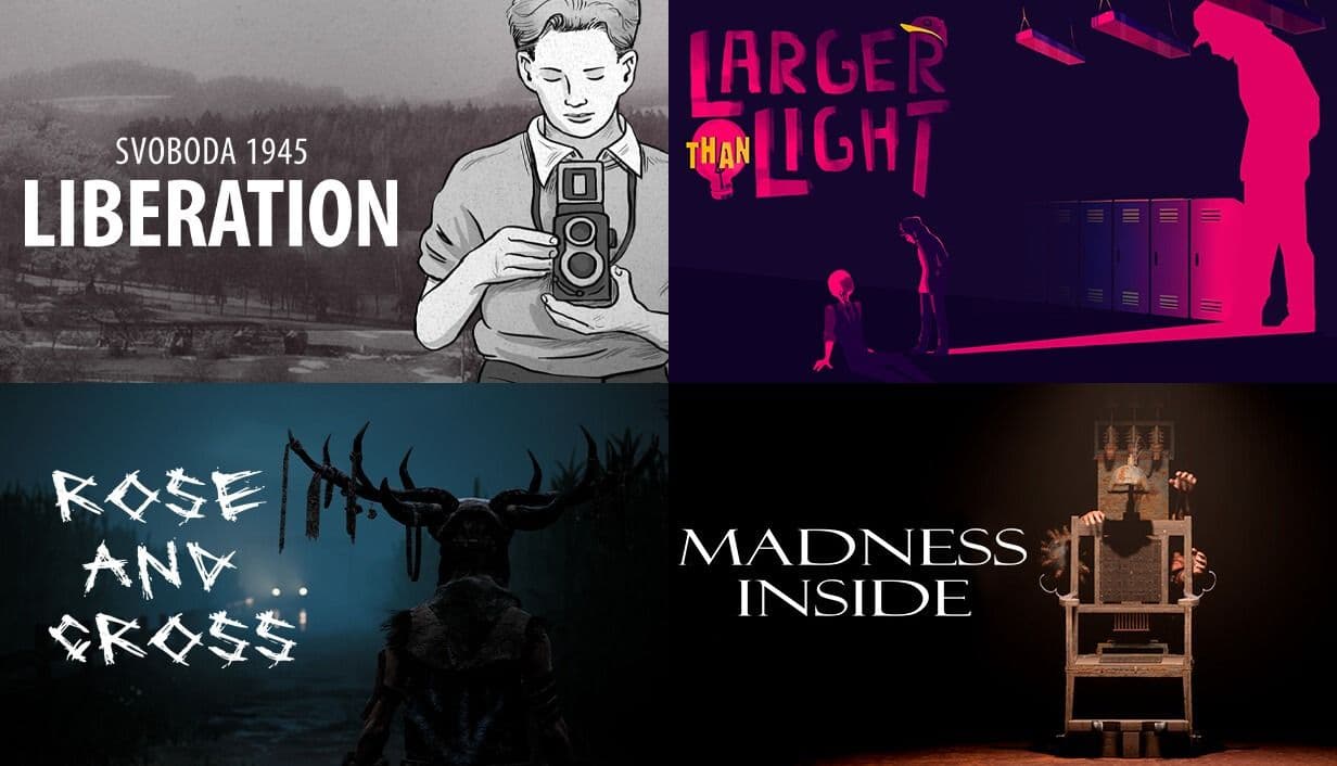 Svoboda 1945: Liberation / Larger Than Light / Rose and Cross / Madness Inside στο itch.io [PC Game]