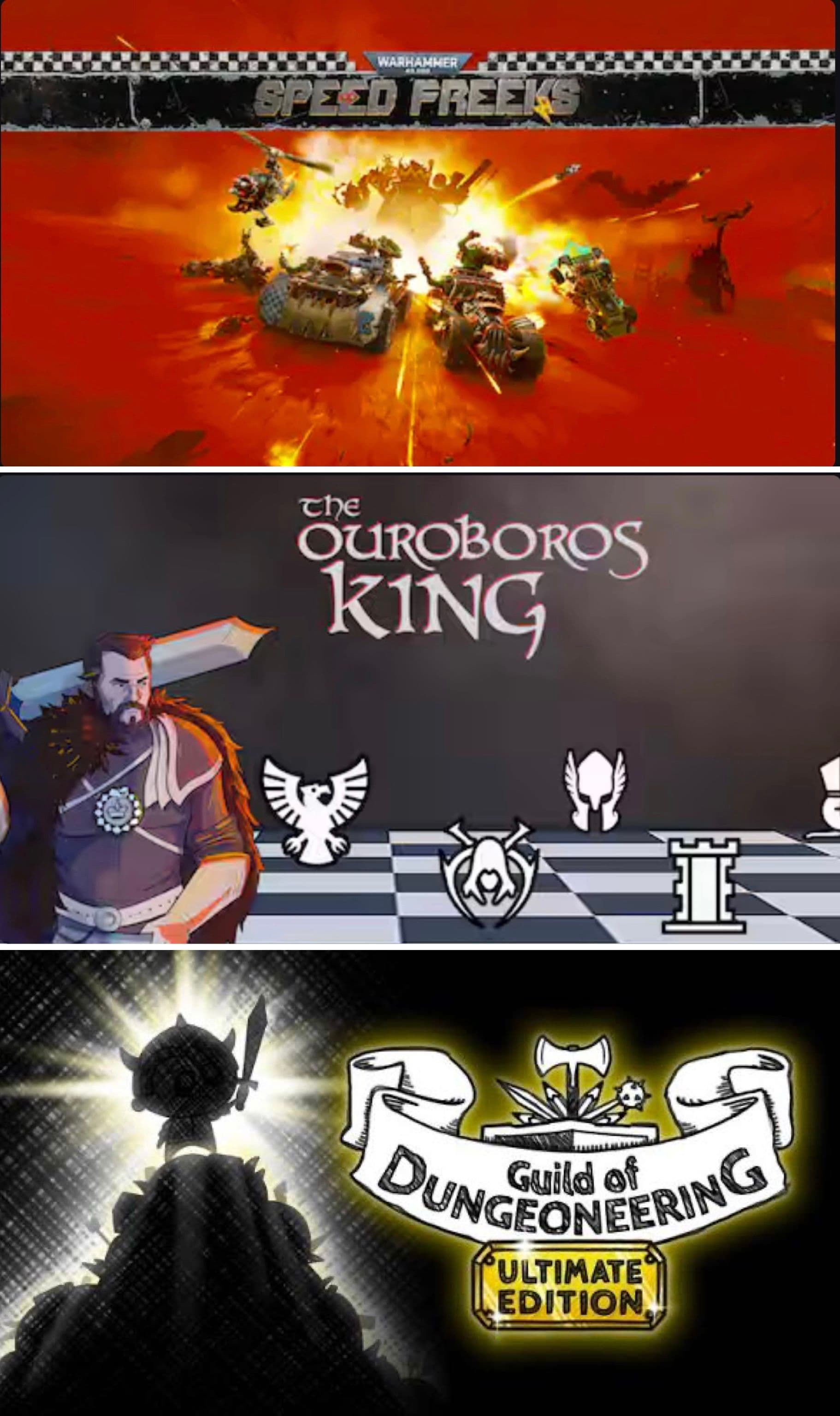 Δωρεάν τo “Warhammer 40,000 : Speed Freeks” (PC), το “The Ouroboros King” (PC) & το “Guild of Dungeoneering Ultimate Edition” (Android & iOS), στο Epic Games Store