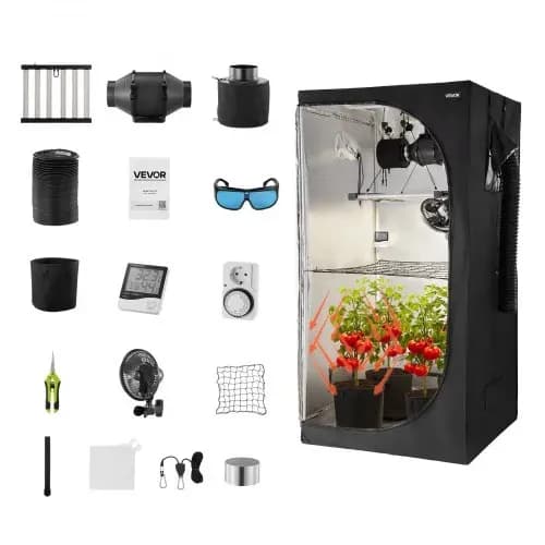 [Vevor] Grow tent kit 600D 100*100*200cm  (τέντα καλλιέργειας)