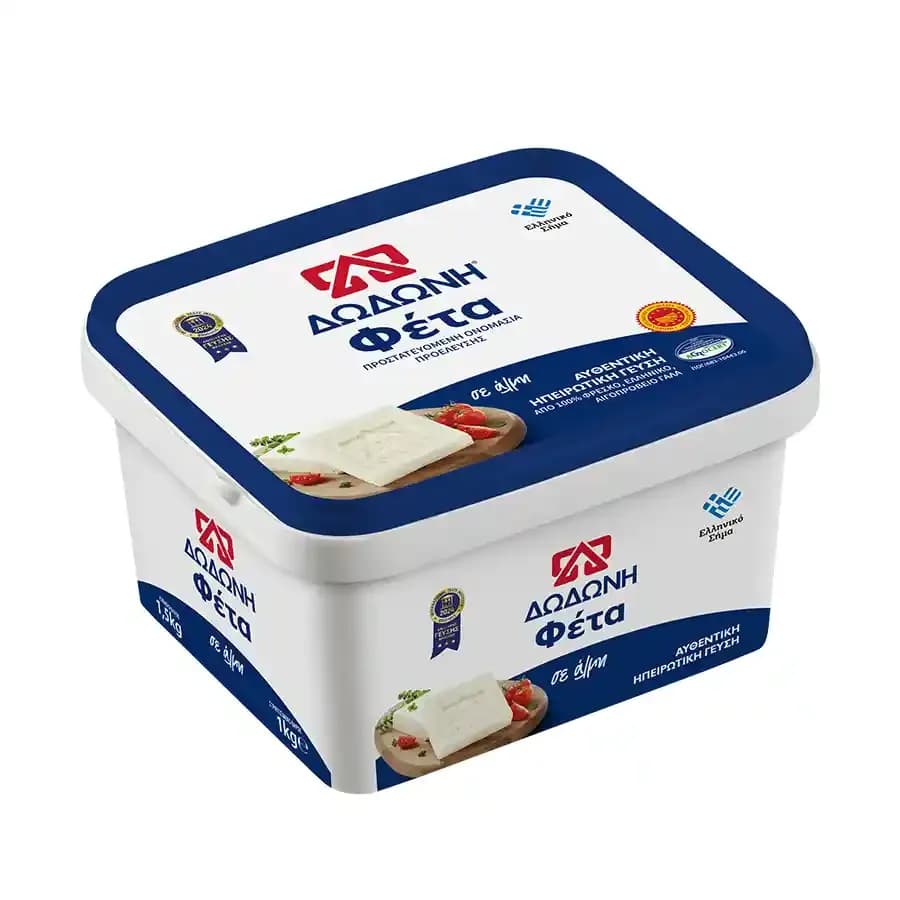 Φέτα Δωδώνη σε αλμη 1kg με Lidl Plus