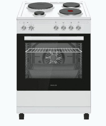 Davoline NCE6080 Κουζίνα Ηλεκτρική 80lt με Εμαγιέ Εστίες 59.8cm 316.98€