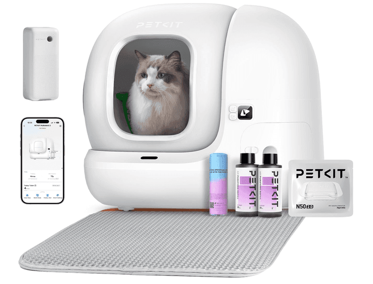 Petkit Pura MAX 2 Premium Τουαλέτα Γάτας Αυτοκαθαριζόμενη Λευκή L 406.37€