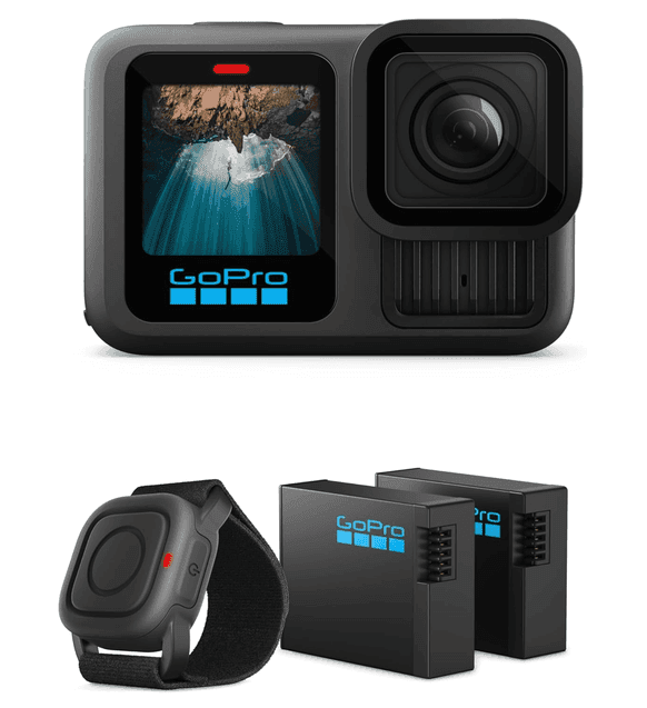 GoPro HERO13 Black Action Pack 2 Enduro μπαταρίες και αδιάβροχο Remote Control 