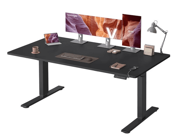 SongMics VASAGLE ρυθμιζόμενο γραφείο με Usb φόρτιση (160Π x 80Μ x (72-120)Υ cm) 