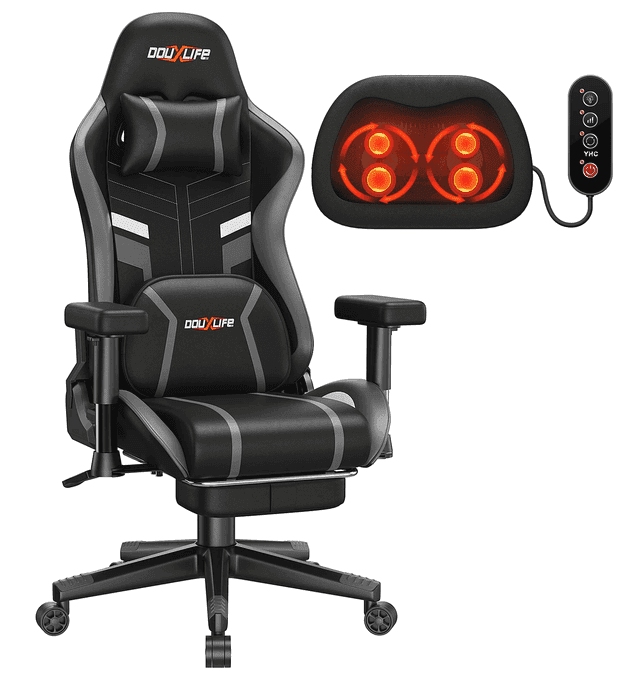 Καρέκλα Γραφείου Douxlife GC-RC03-KN Gaming Chair προηγμένο μηχανισμό μασάζ τύπου Kneading & θέρμανση με 84,64€ από Banggood